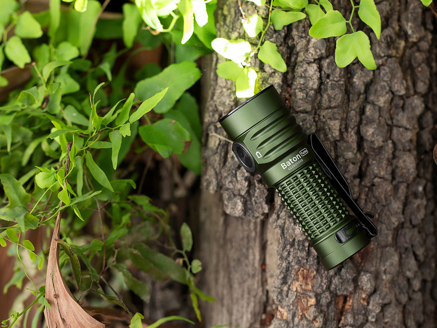 Baton Turbo OD zaklamp - Green