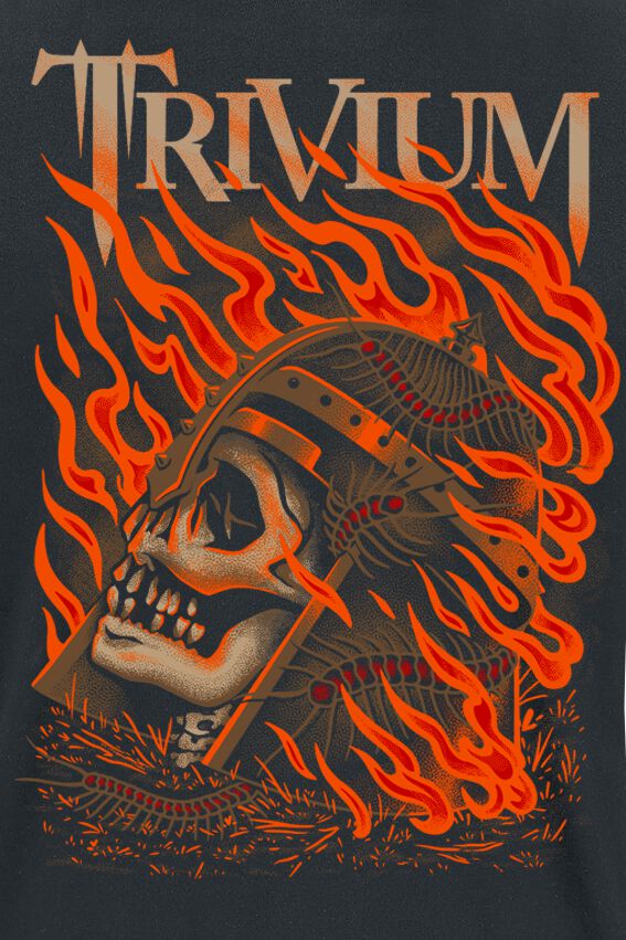 Clark Or Flaming Skull | Trivium T-Shirt Manches courtes