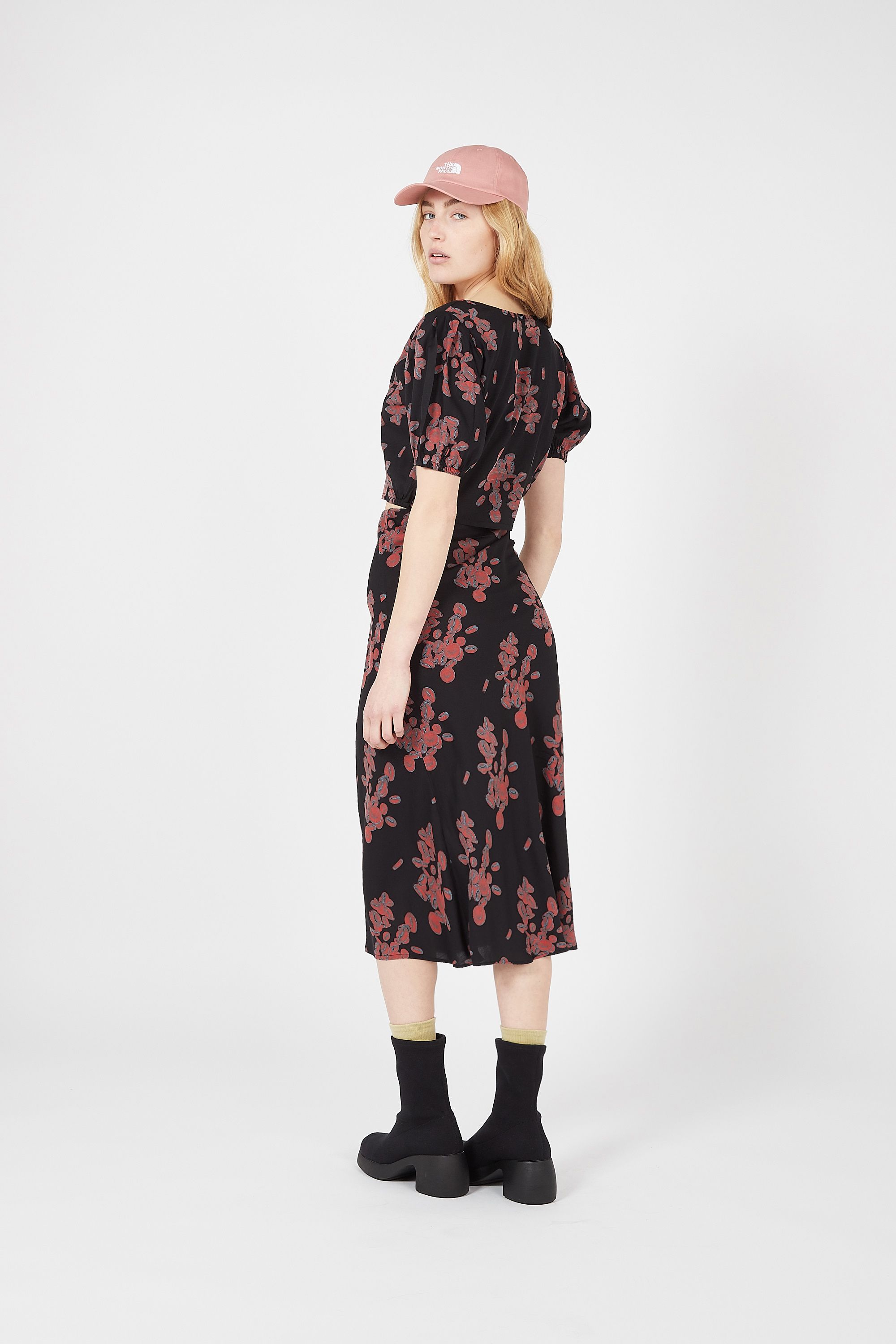 OBEY Jupe midi  CLOT SKIRT Noir