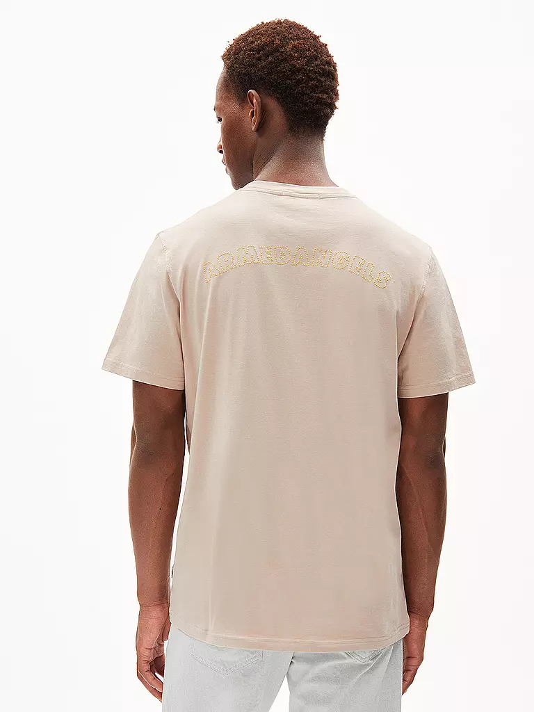 ARMEDANGELS T-Shirt AADONI COLLEGE EBRO beige