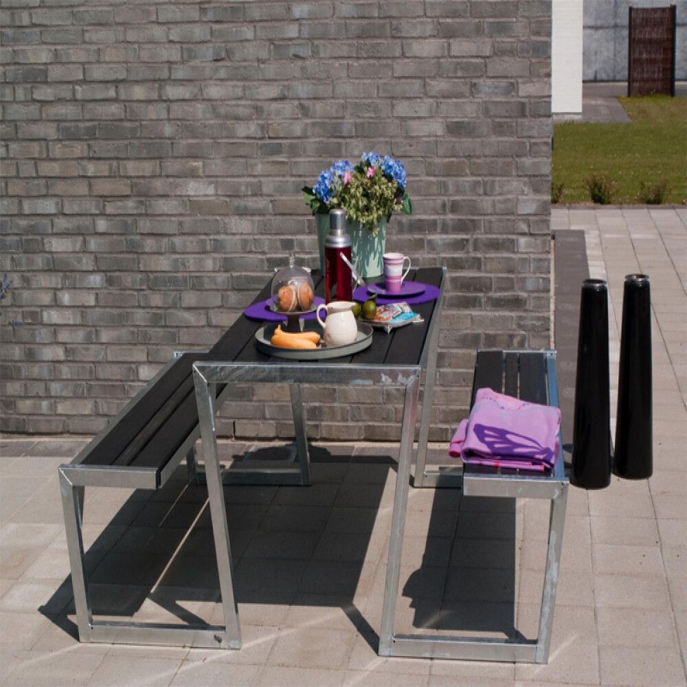 BENKESETT PLUS ZIGMA 176CM SVART