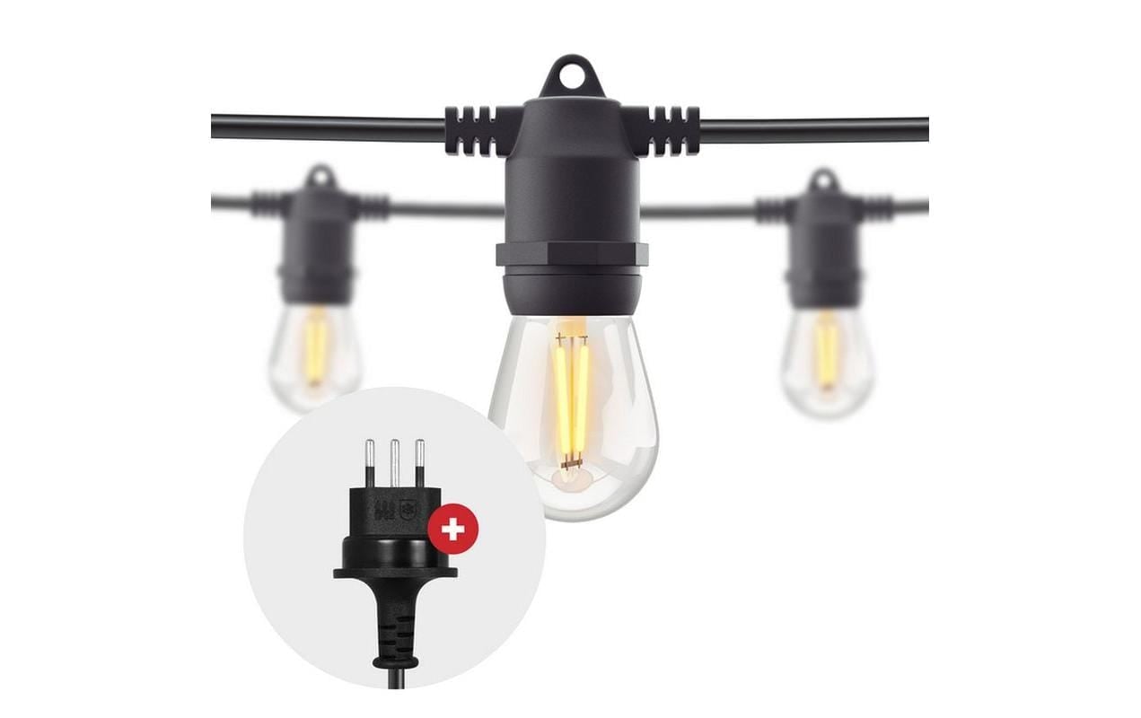 Hombli LED Gartenleuchte »String Light 12 LEDs 5m« Warmweiss