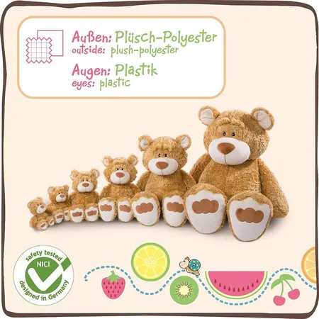 NICI Schlenker Bär goldbraun, 50 cm