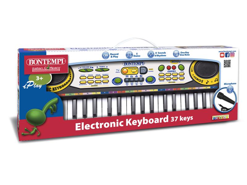 Bontempi Musikinstrument Keyboard mit 37 Tasten Elektronisches spielzeug Keyboard