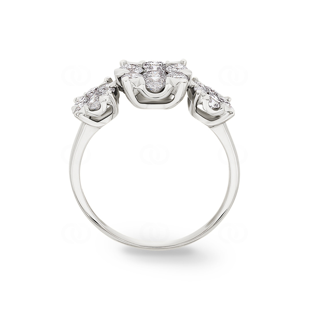 Verlobungsring 750/18 K Weissgold mit Diamanten 1.00 ct H/si by CHRISTIAN