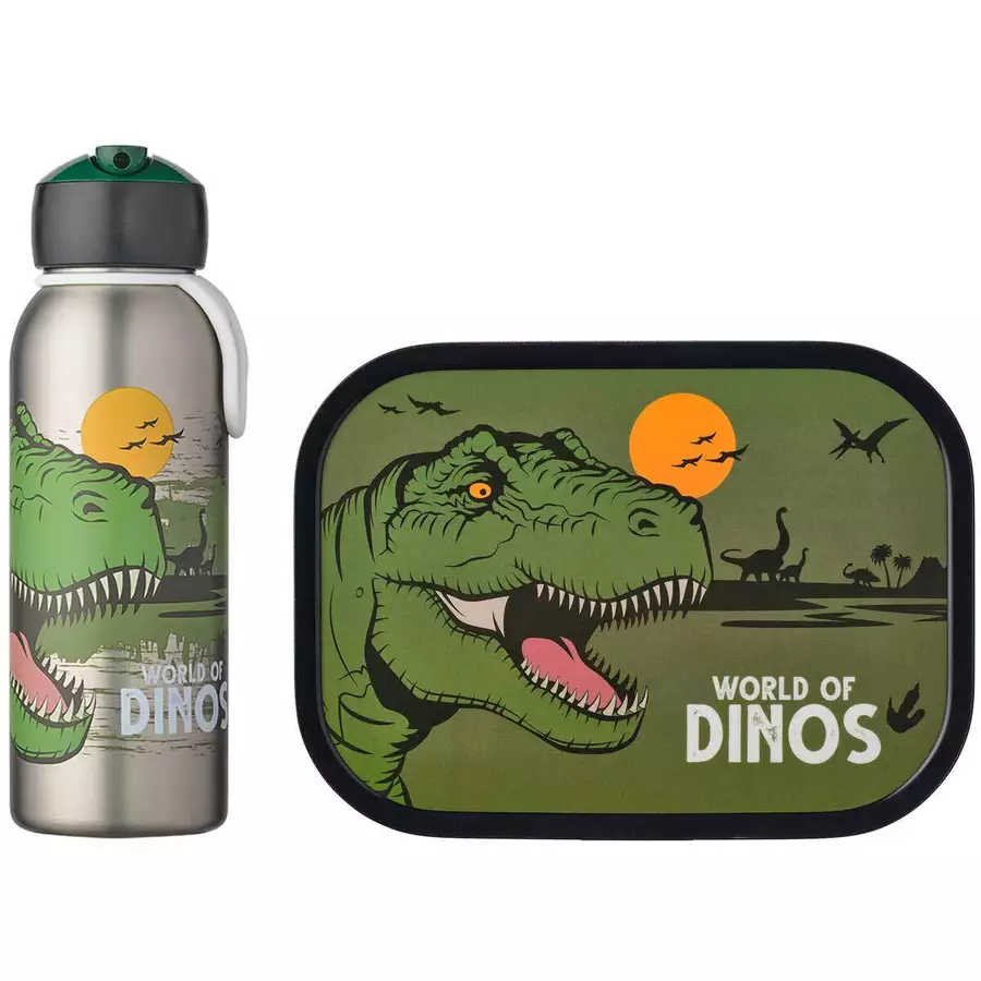 Mepal Brotdose + Thermoflasche Campus 2er Set dunkelgrün