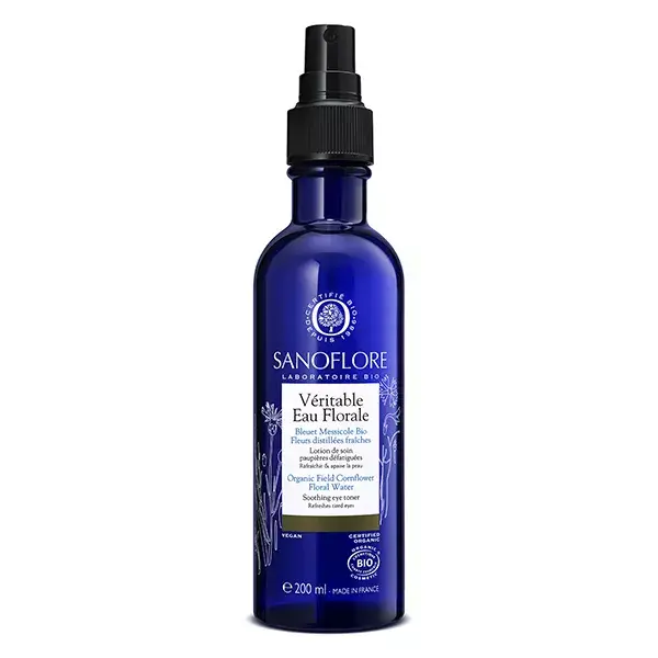 Água Floral de Centáurea Orgânica Sanoflore 200ml