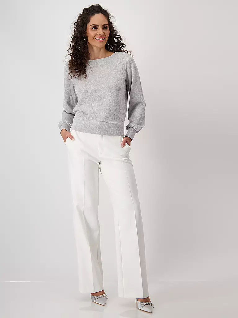 MONARI Pullover hellgrau
