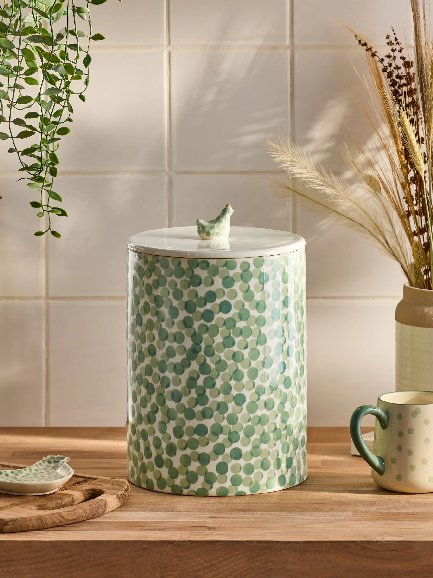 Chicken Ceramic Bread Bin
