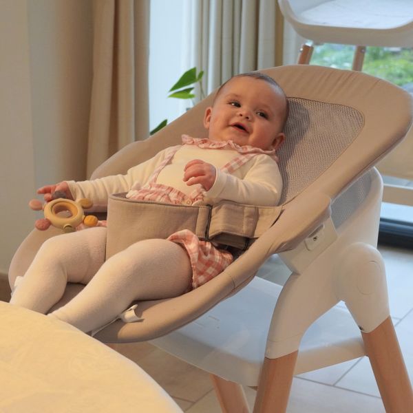 Bo Jungle Grow With Me High Chair - Pure White
