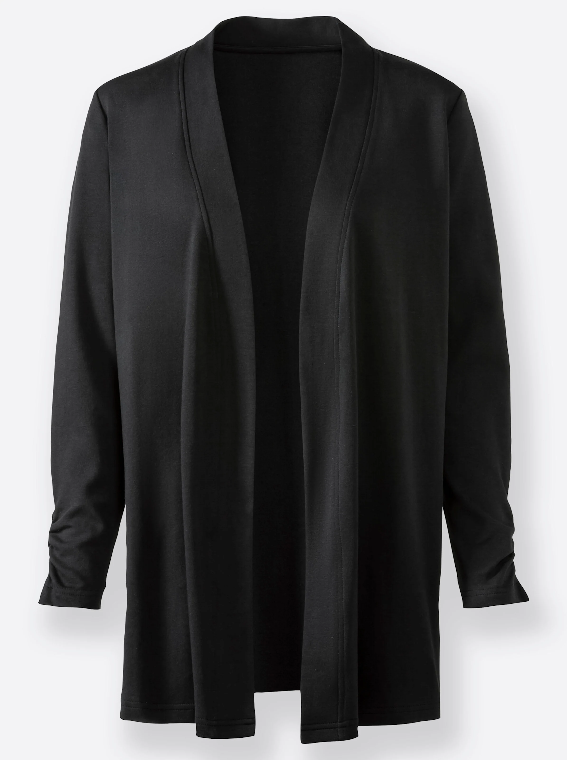 Shirtjacke in schwarz
