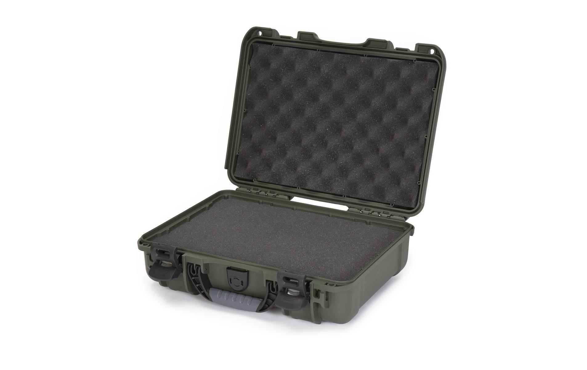 Kunststoffkoffer 910 - mit Schaum Olivgrün<br>Leichter, wasserdichter und robuster Hartschalenkoffer