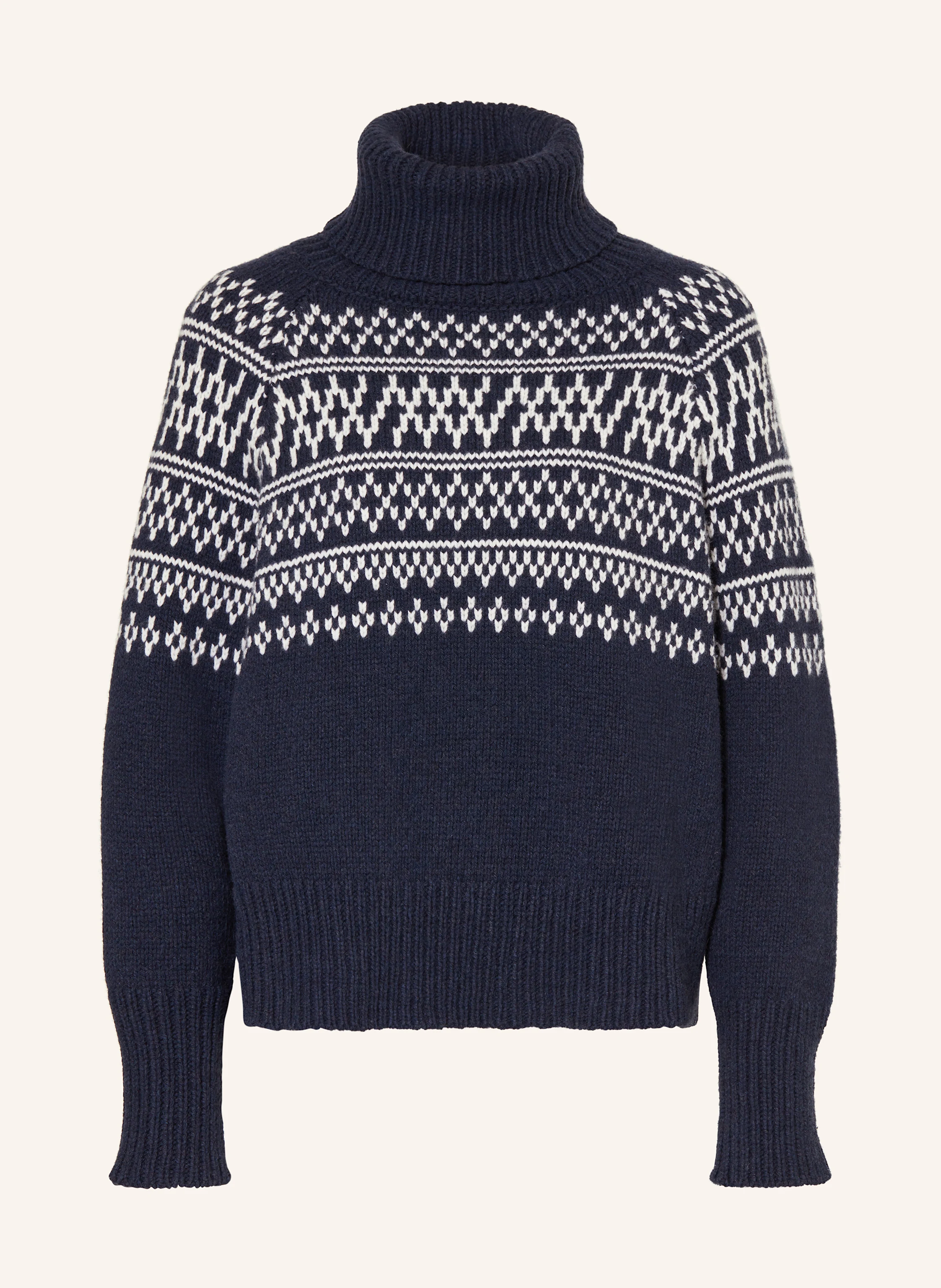 WE NORWEGIANS Rollkragenpullover SETESDAL aus Merinowolle