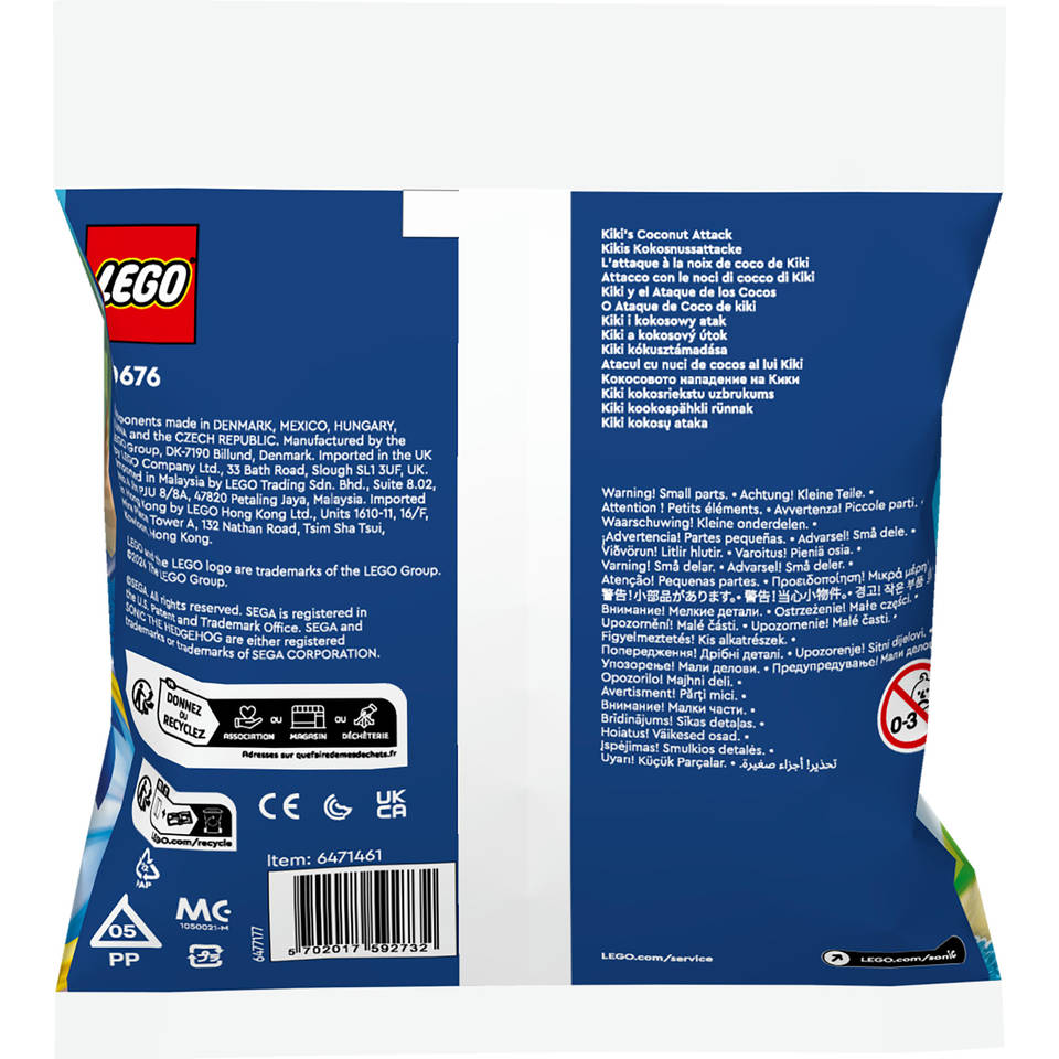 LEGO Sonic the Hedgehog Kiki's kokosnotenaanval 30676