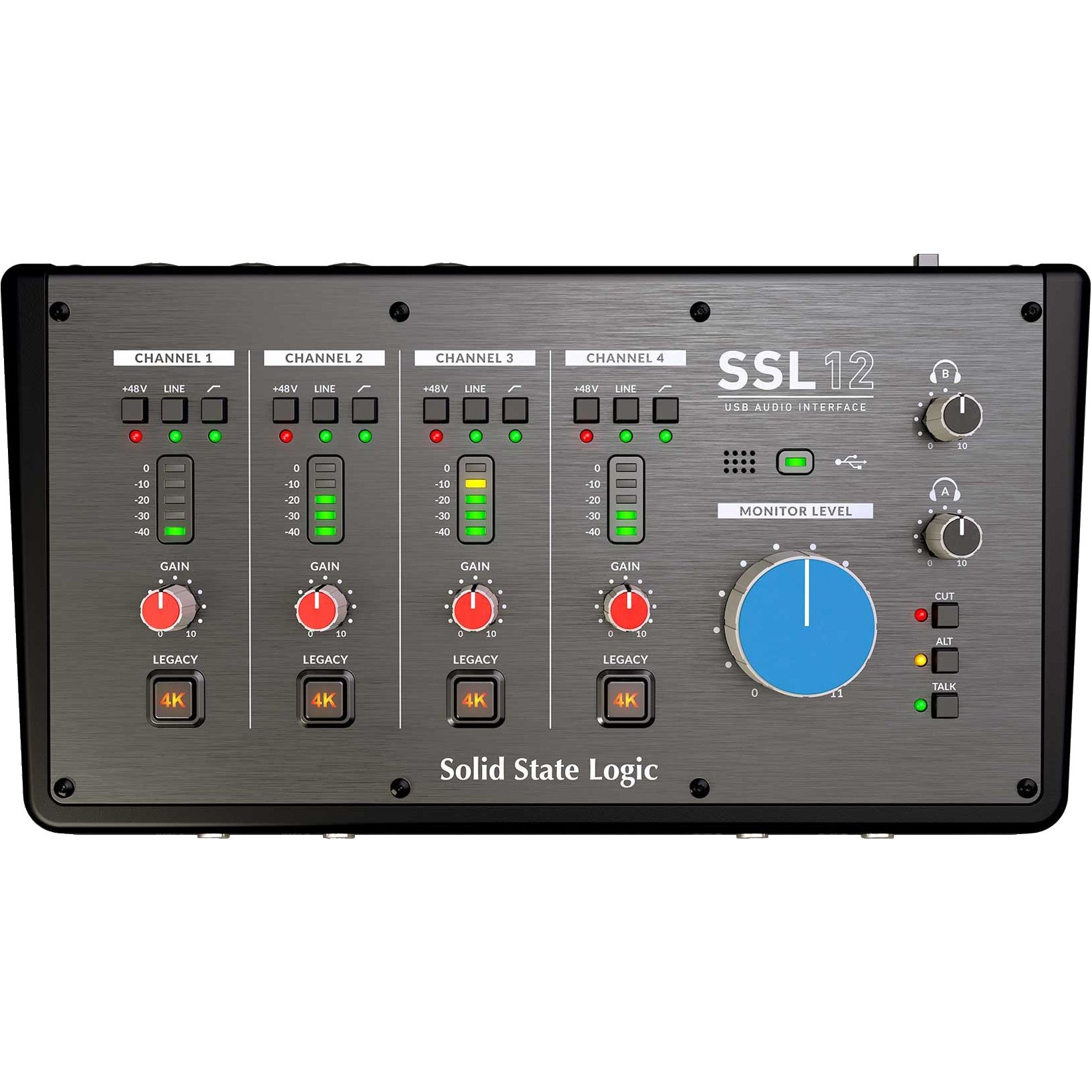Solid State Logic SSL 12 12-in/8-out USB-C audio interface