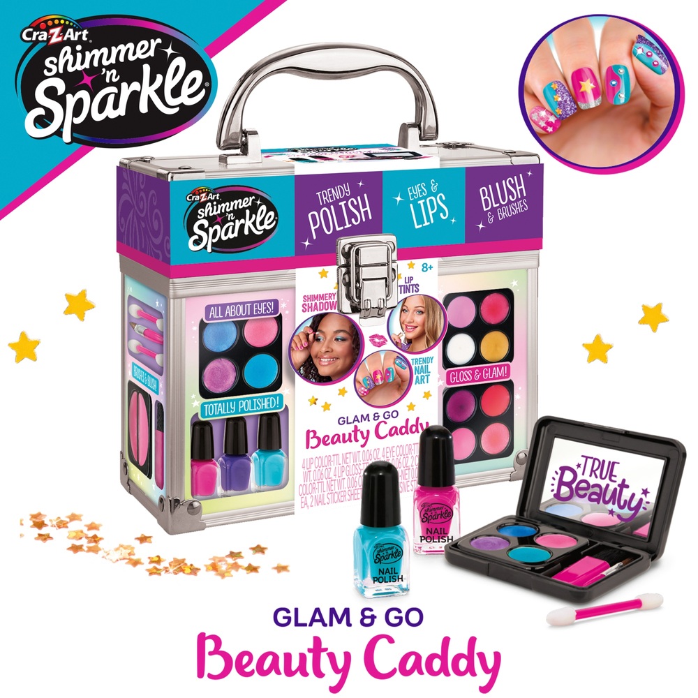 Shimmer 'n Sparkle Glam & Go Beauty Caddy