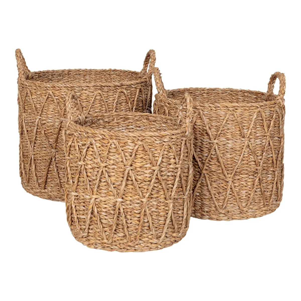Epikasa Lot de 3 Paniers Rangement Krabi
