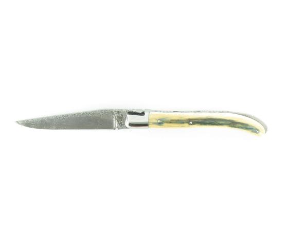 Laguiole XS Damas Ivoire de Mammouth (bleu) Couteau de Poche - Laguiole par Fontenille Pataud