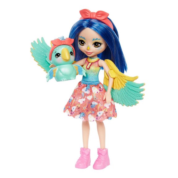 Enchantimals - Prita perruche et Flutter - Mini-poupée