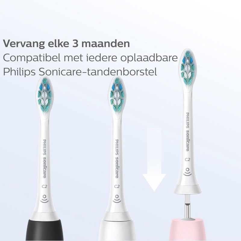 Philips - Sonicare W2 Optimal White - Opzetborstels - 4 Stuks