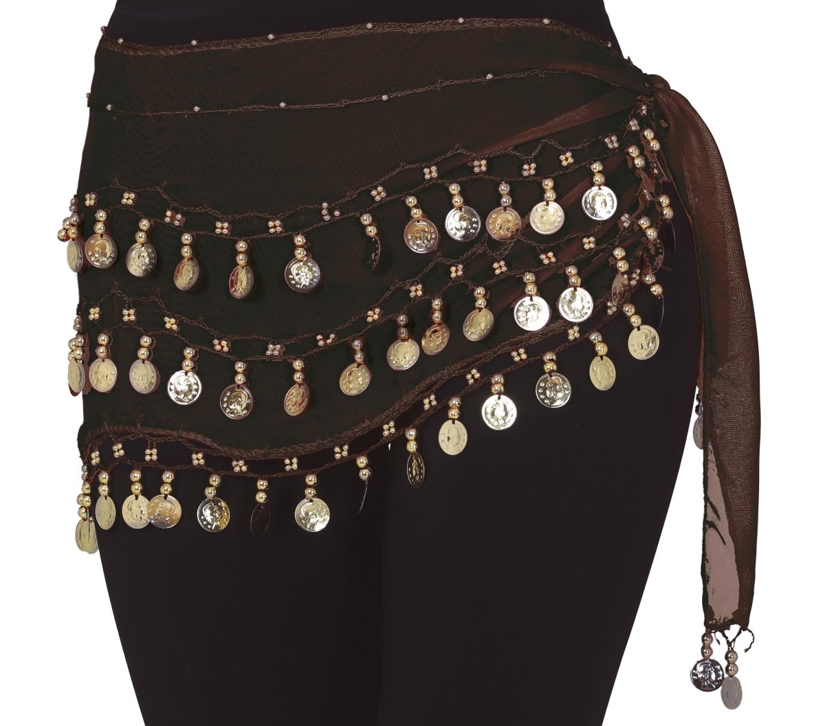 Zwarte Rok Buikdanseres 1,35m