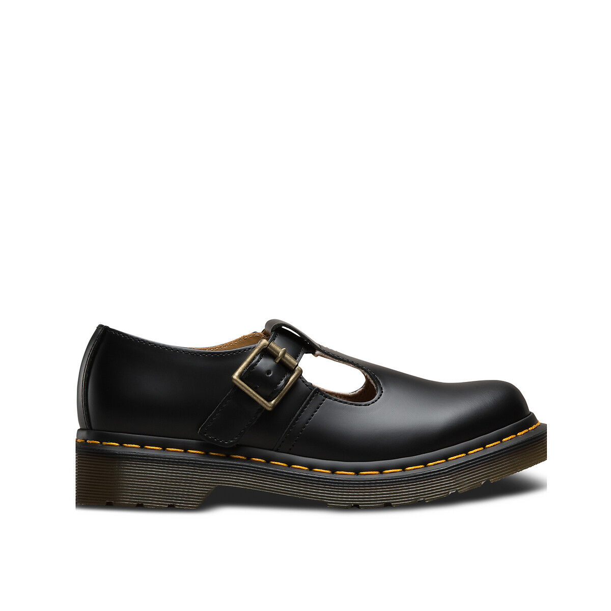 DR. MARTENS<br>Sapatos de couro Polley com fivela