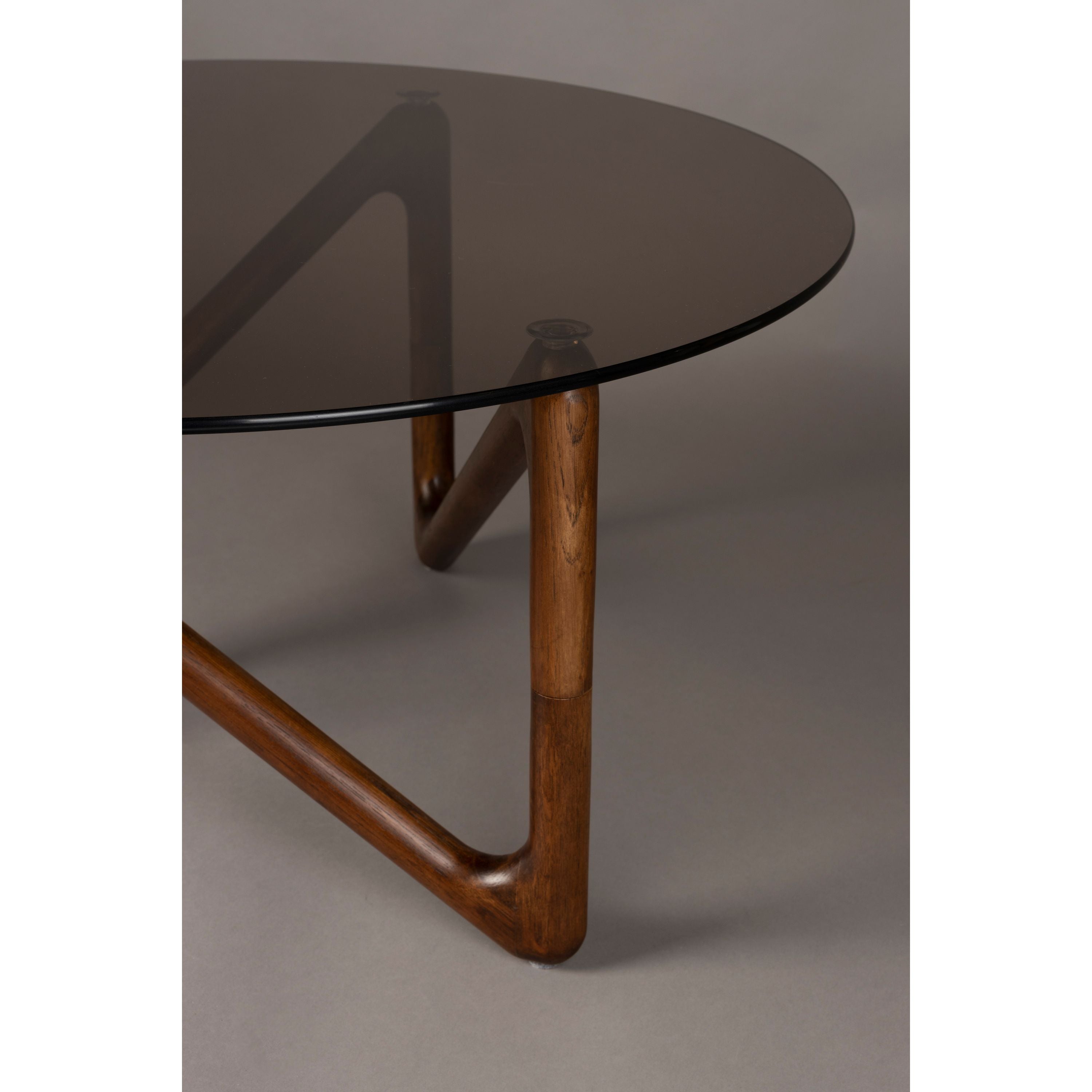 Dutchbone Naia Salontafel Rond 80 cm Hout Bruin
