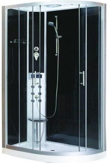 Badstuber - Vario - Douchecabine - 120x80cm - Kitvrij - Met Massagejets