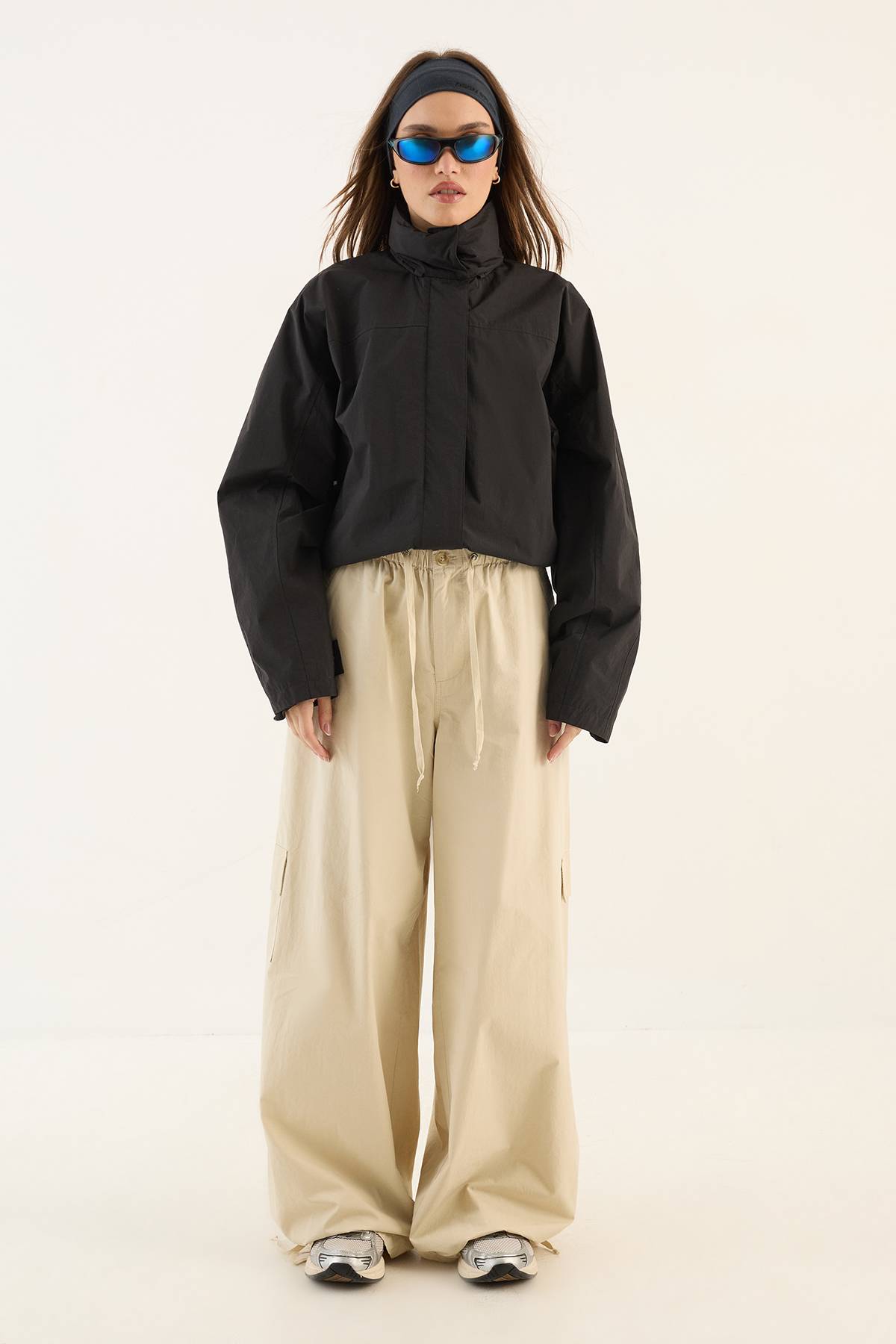 Pantalon Cargo En Sergé Lavé Dsgn Studio