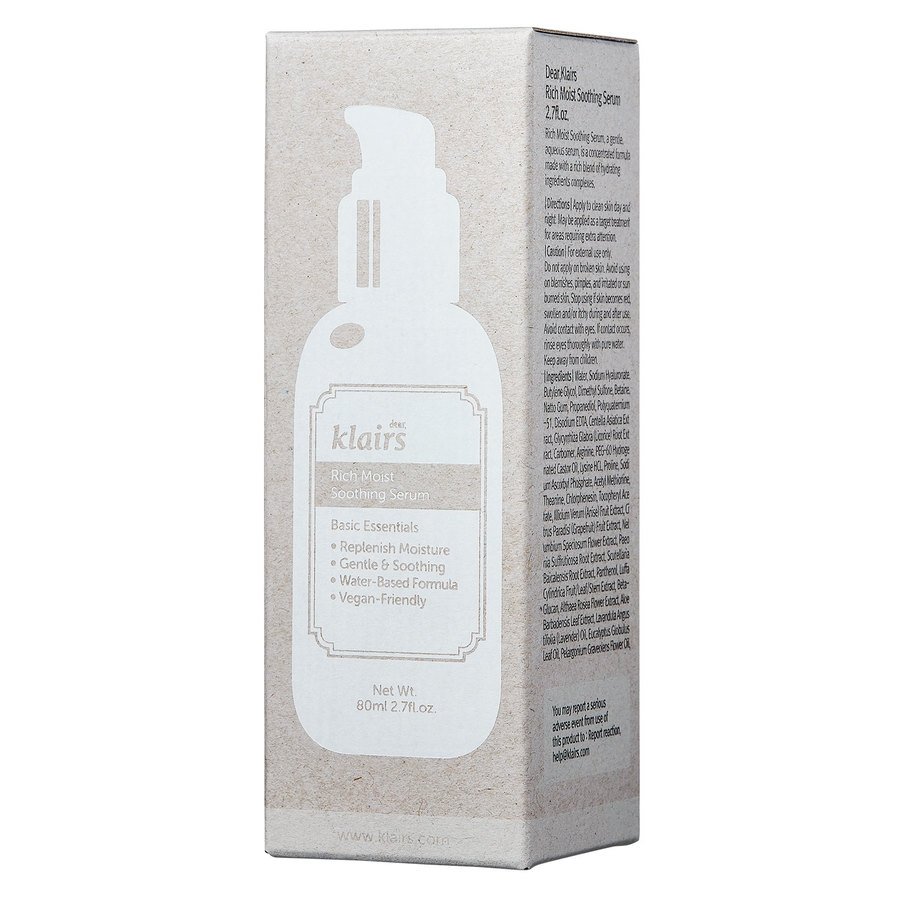 Klairs Rich Moist Soothing Serum 80ml
