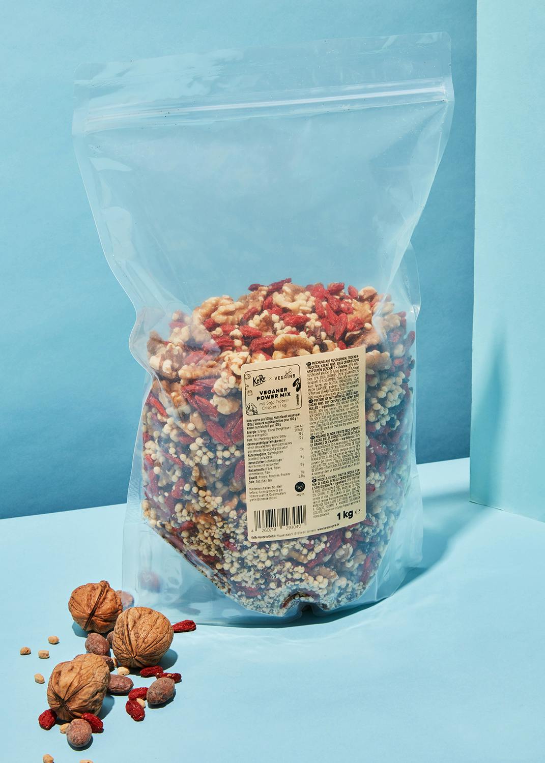 Nuss Frucht Mix mit Protein Crispies 1 kg