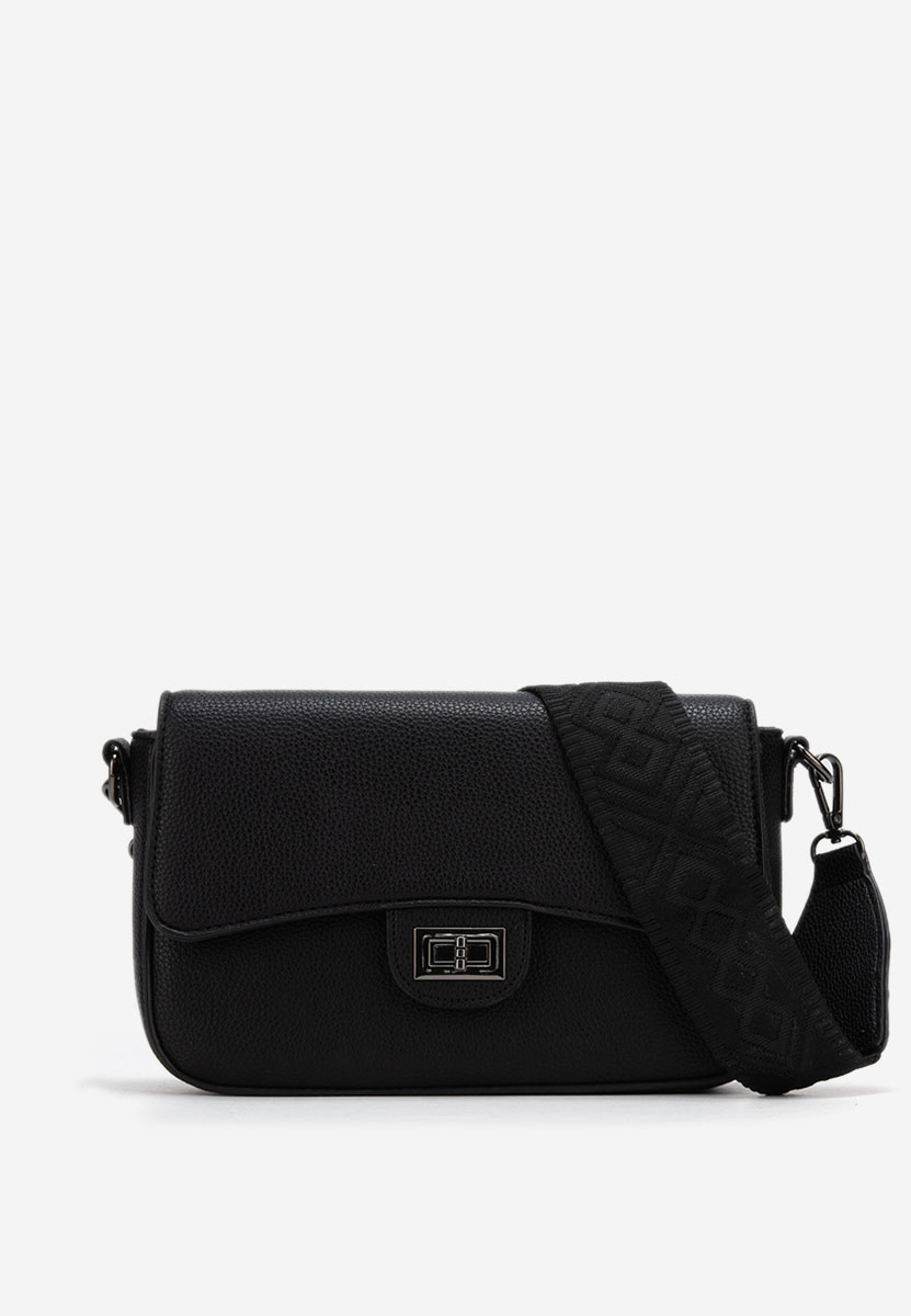 Sac bandoulière femme noire Carrier