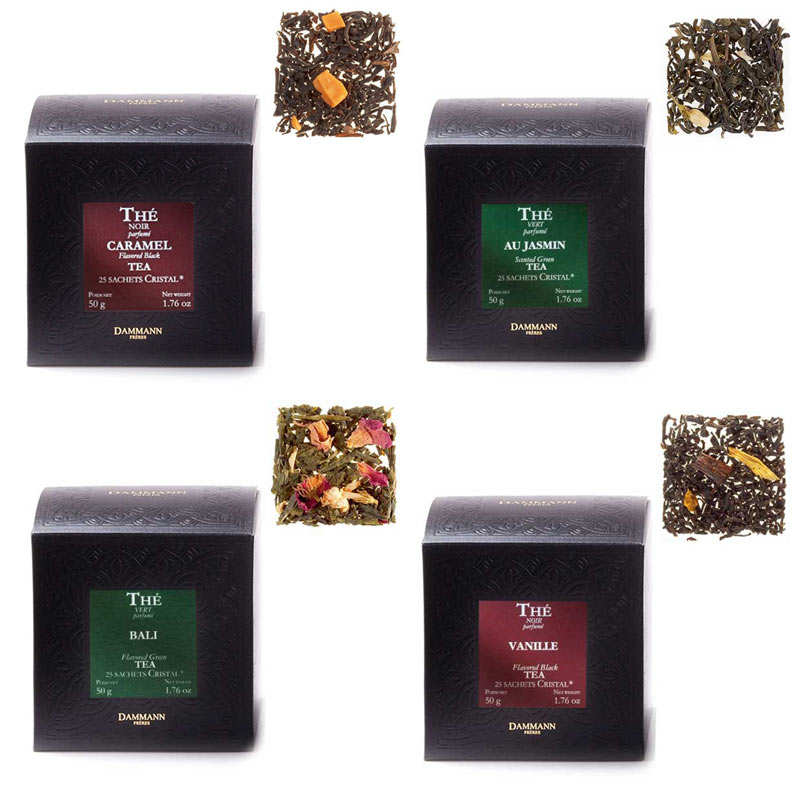 Assortiment de 4 boîtes de thés Dammann