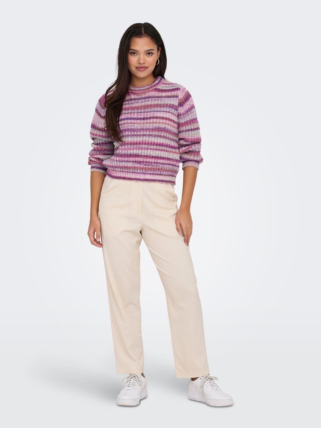ONLOLLIE Strickpullover Deep Orchid