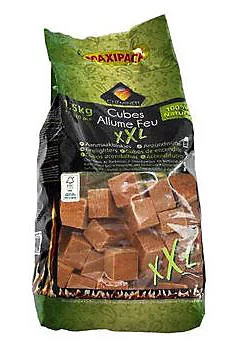 Cube allume-feu Pyrofeu XXL en sac de 1,5kg