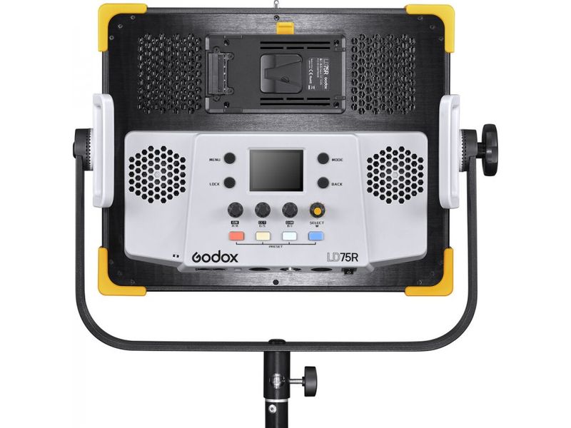 Godox LD75R RGB-Panel-Licht Leistungsstarkes 75W RGB LED-Panel, dimmbar, WLAN und Blütooth steuerbar
