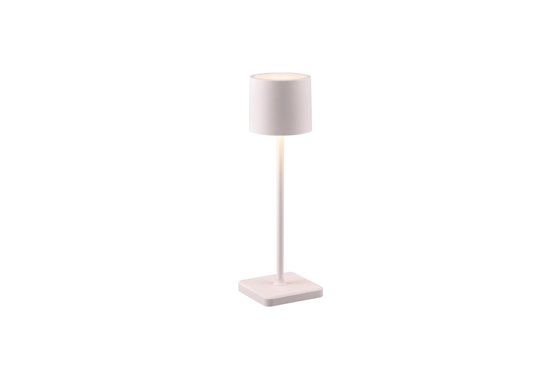 RL Akku LED Tischlampe FERNANDEZ weiß