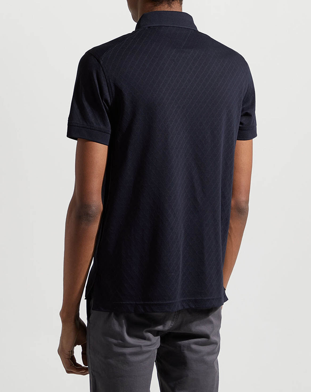 Tommy Hilfiger Polo slim Tonal bleu marine