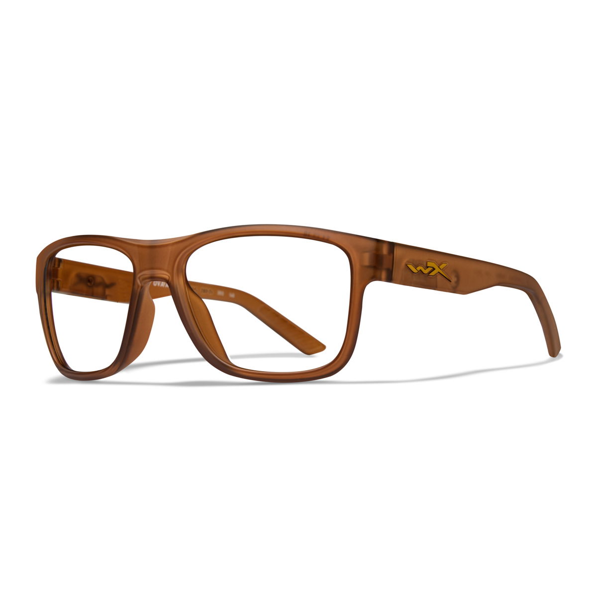 Wiley X Ovation Solbrille, Brun Glas, Mat Brun Stel, Unisex - Spejder Sport