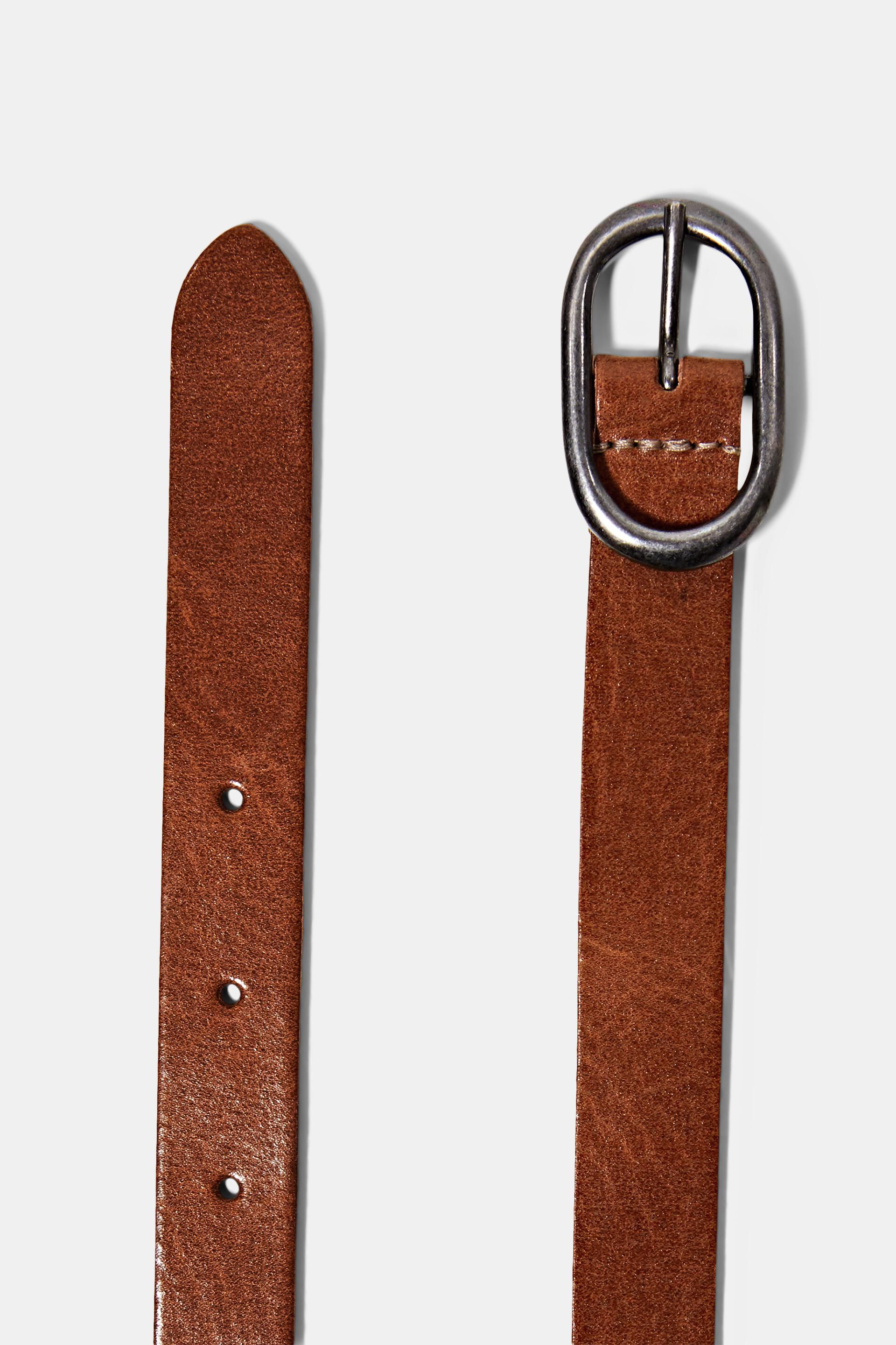 Ceinture fine en cuir