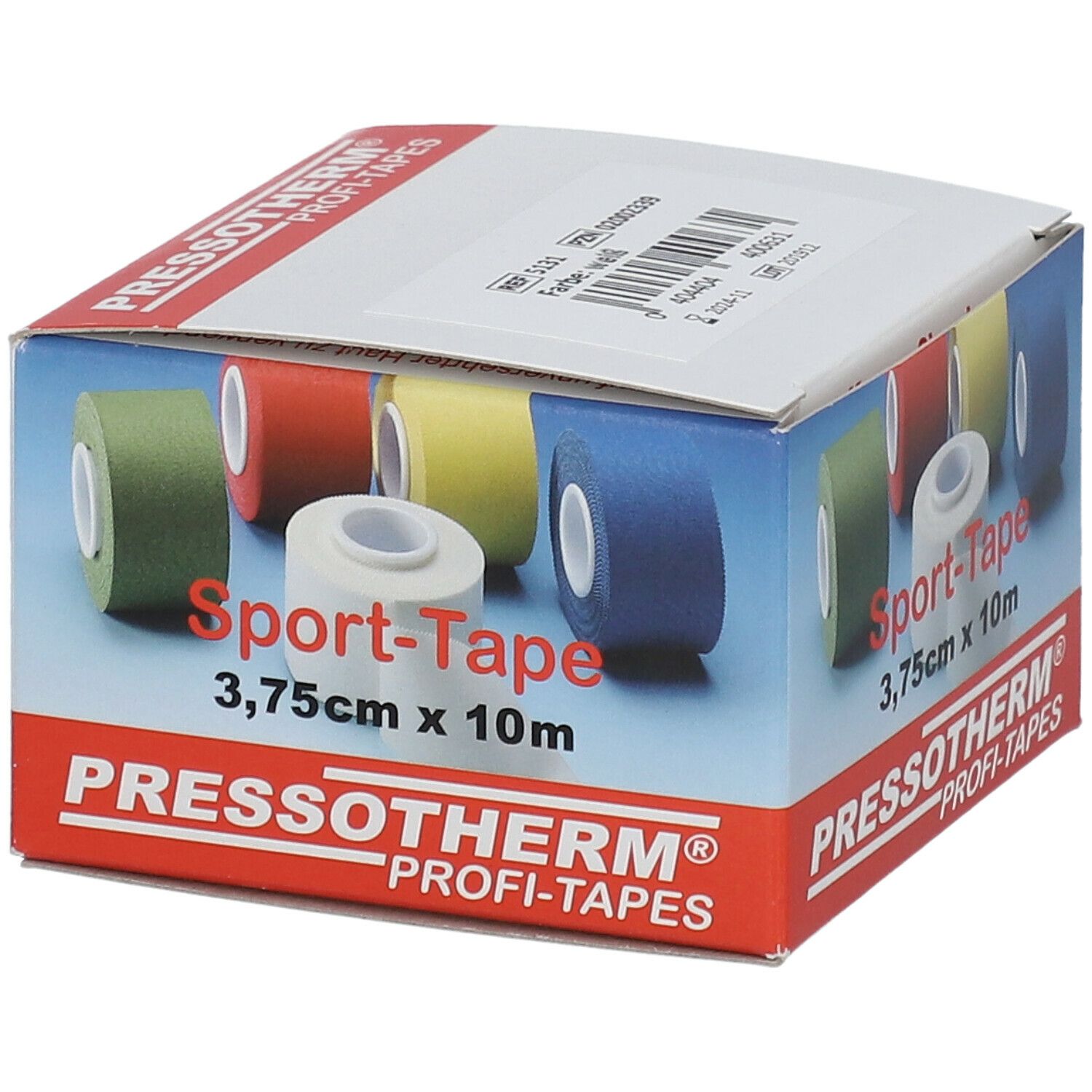 Pressotherm® Sport-Tape 3,8 cm x 10 m weiß