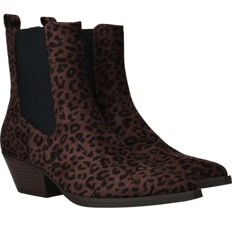 POSH by Poelman Enkellaarsjes Bruin Dames
