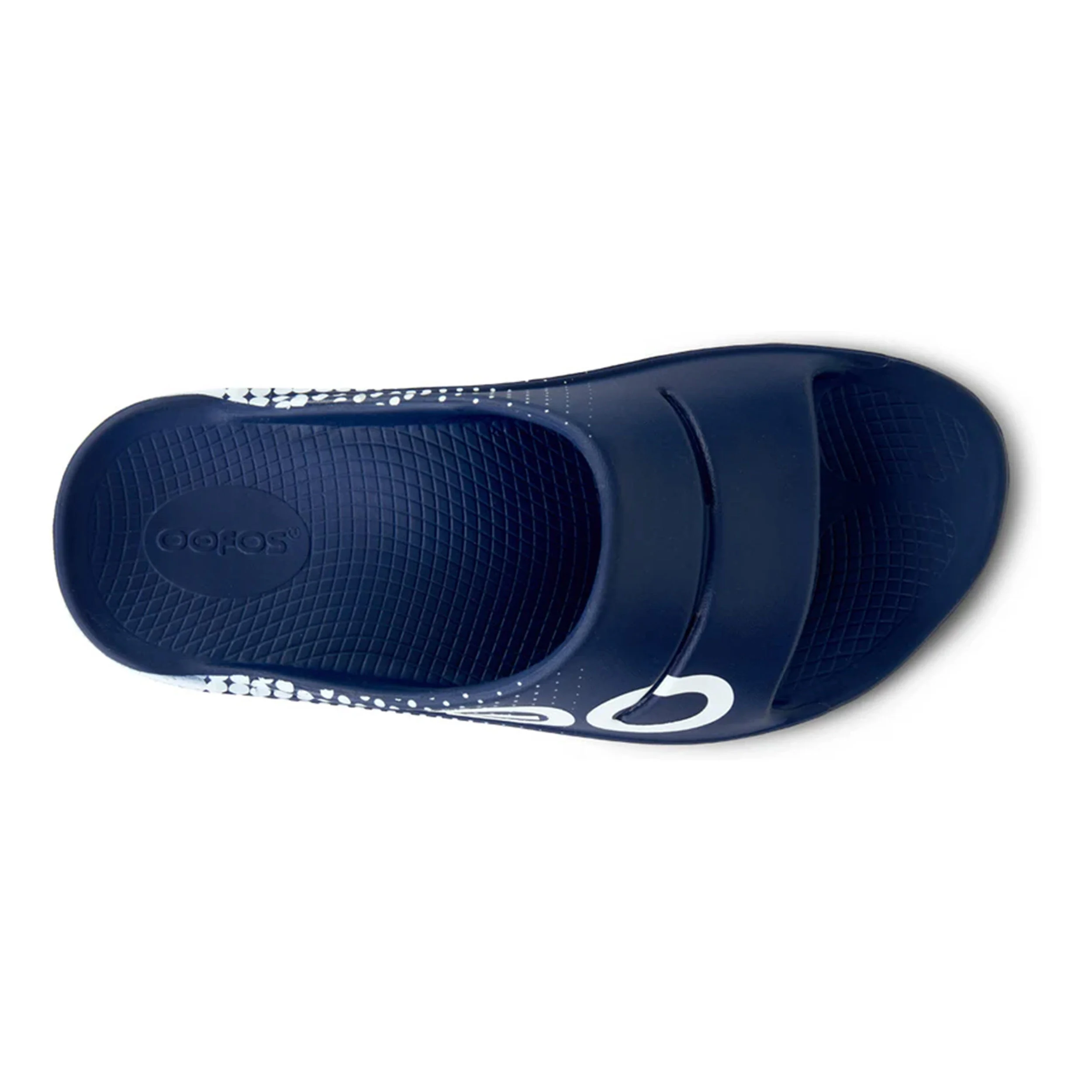 OOFOS Ooahh Sport Chaussure De Récupération - Bleu Foncé , Blanc