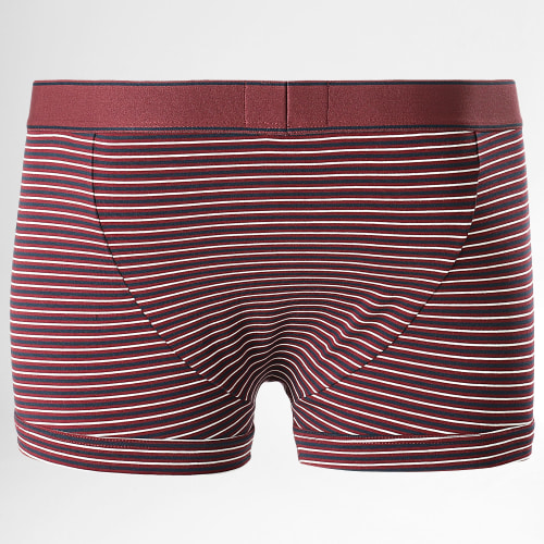 Lot De 2 Boxers 111210 Bleu Marine Bordeaux