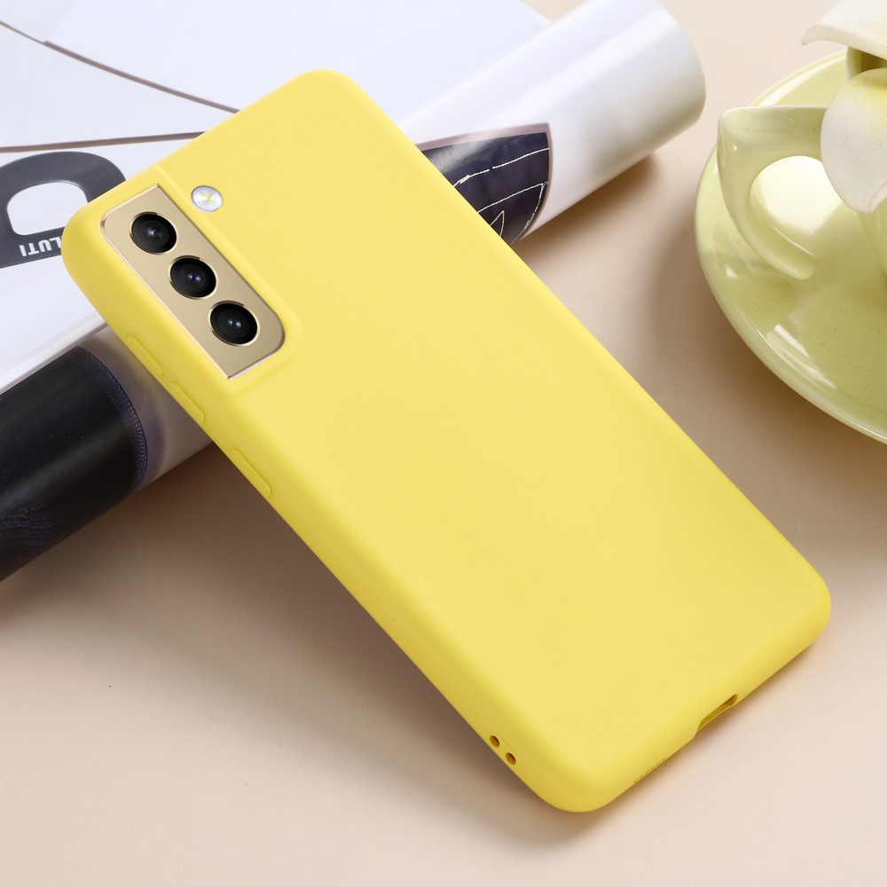 Samsung Galaxy S21 FE 5G Silikon Case Hülle - Gelb
