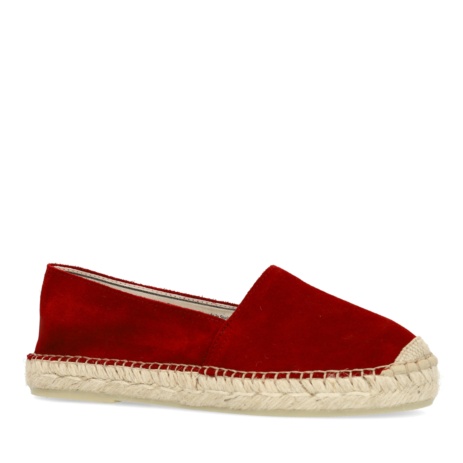Bordeaux rode suède espadrilles