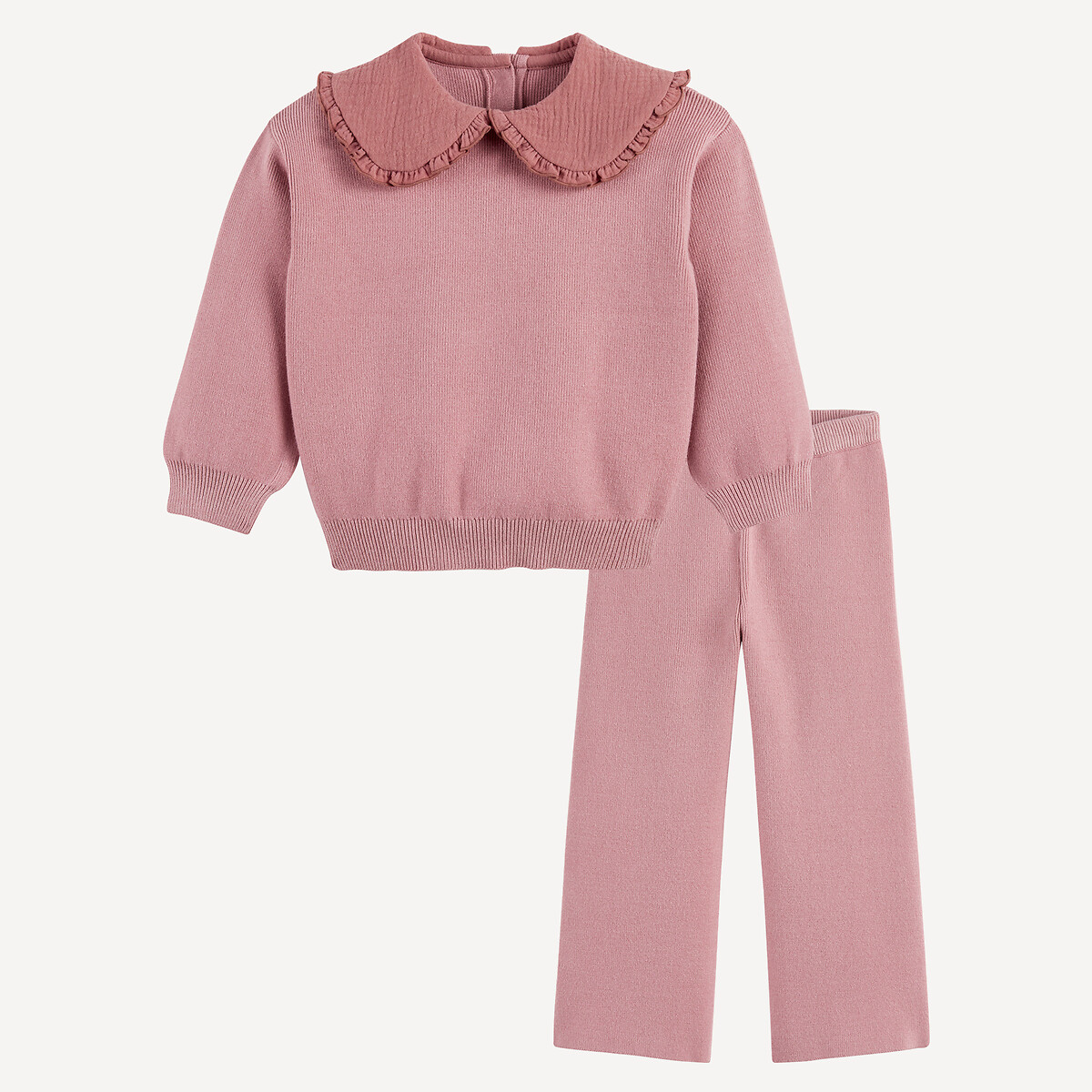COLEÇÕES LA REDOUTE<br>Conjunto de malha de 2 peças, composto por suéter e calça