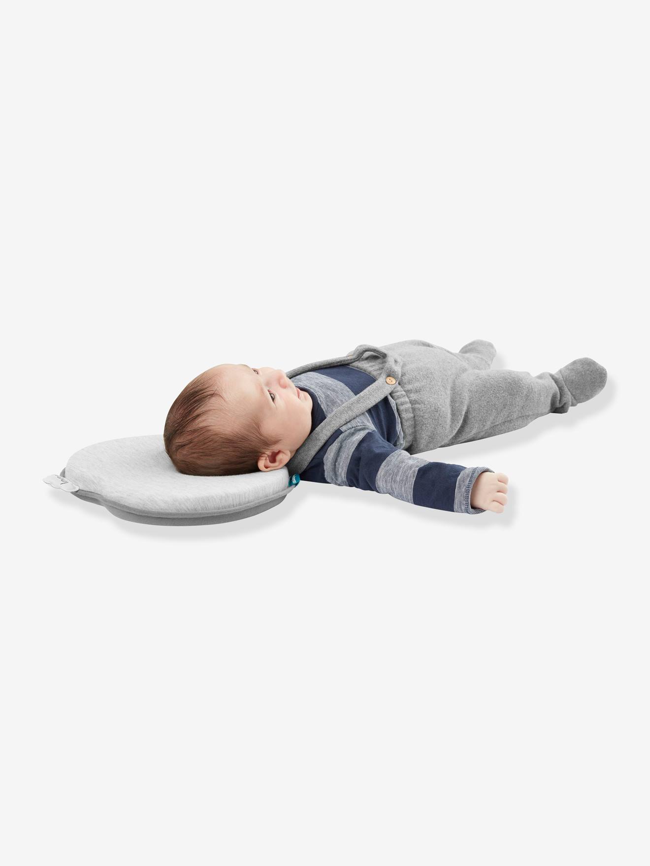 Almofada de apoio de cabeça BABYMOOV Lovenest Original, cinza médio liso
