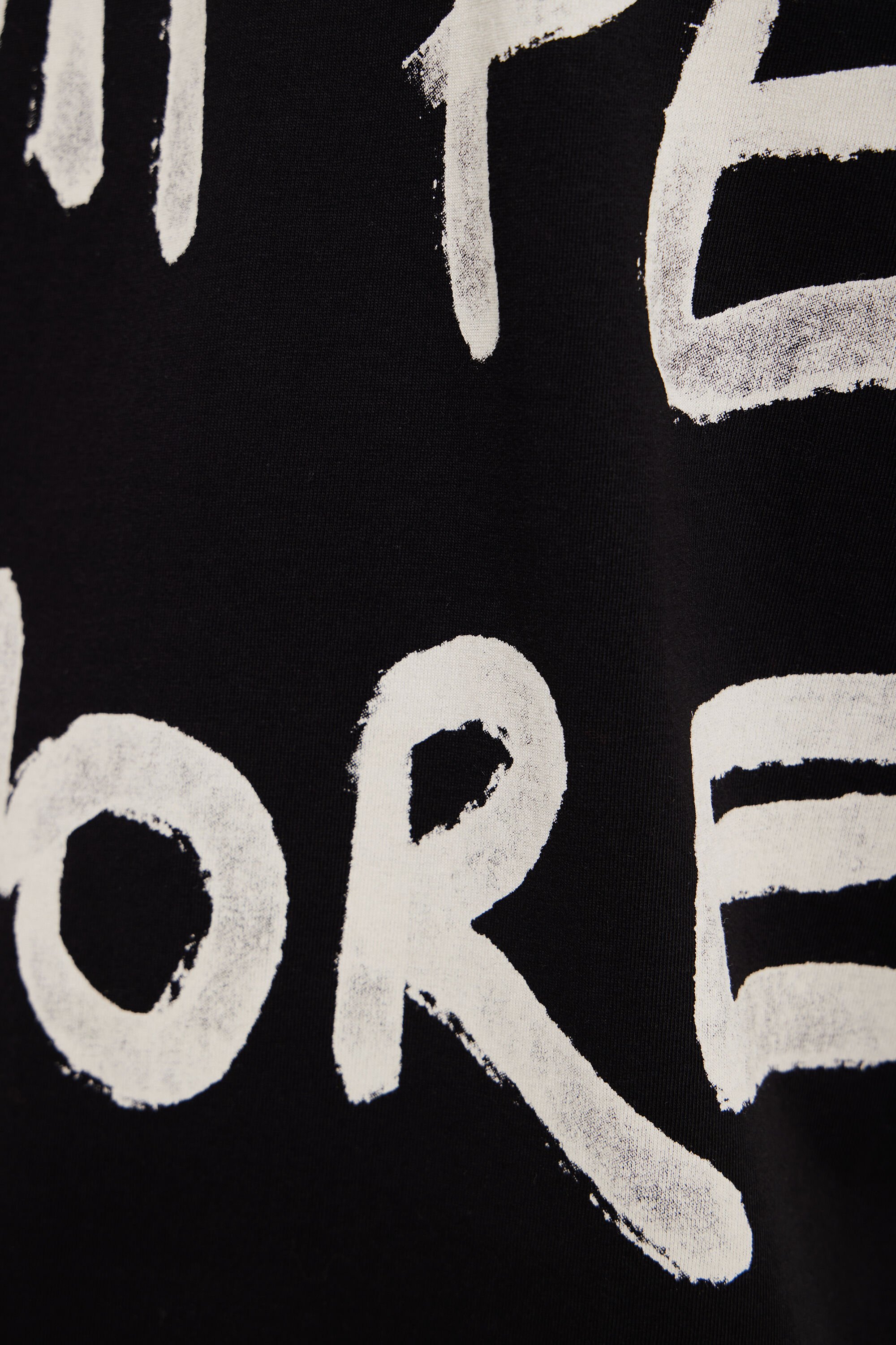 T-shirt oversize mots