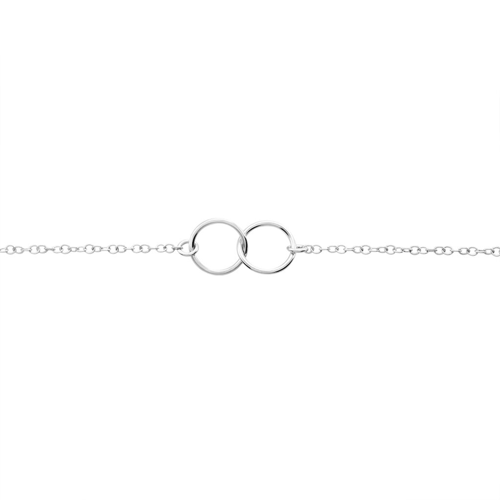 Bracelet Toi Et Moi Argent Blanc